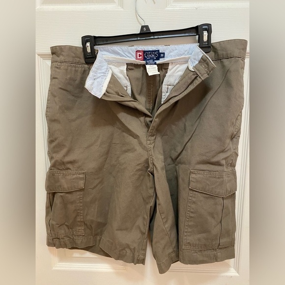 Chaps dark khaki shorts - Picture 1 of 4